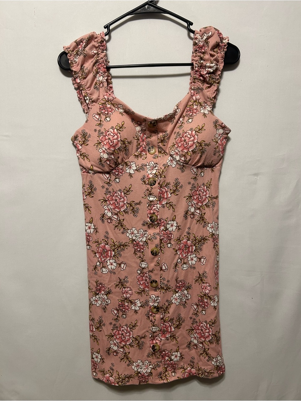 No Boundaries Rose-Pink Floral Dress